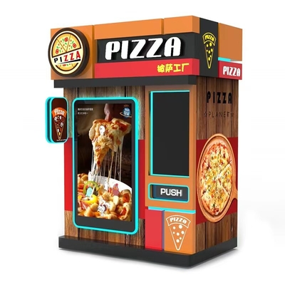 Mesin Kios Layar Sentuh Swalayan Pizza Memasak Makanan Panas Mesin Penjual Otomatis Cerdas