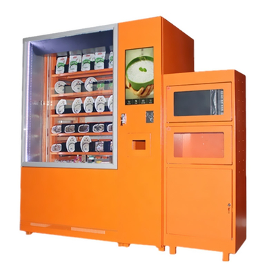 Mesin Jual Makanan Cepat Mie Instan Self Service Dengan Microwave