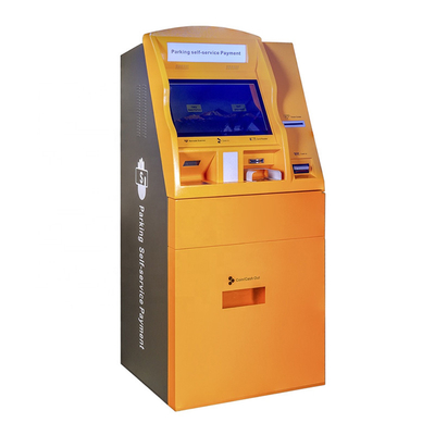 Kios Pembayaran Layanan Mandiri OEM 19 &quot;Mesin ATM Parkir Layar Sentuh