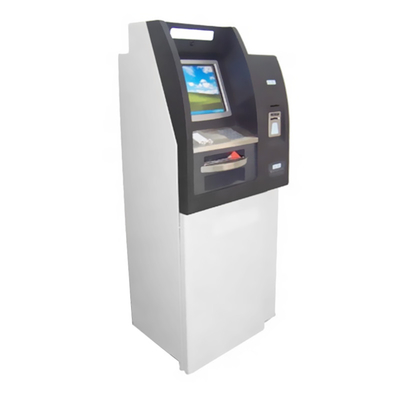 17 Inch Setoran Tunai Mesin ATM Dispenser Kas Kios Untuk Bank