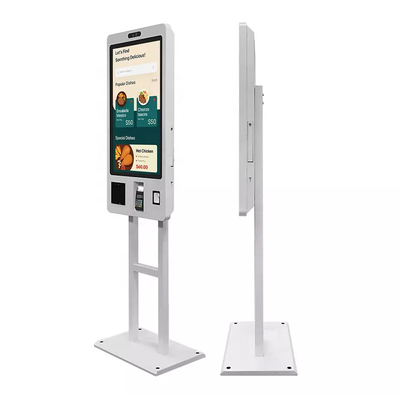 21.5 Inch POS Self Checkout Machine Kios Pemesanan Pembayaran Layanan Mandiri Untuk KFC