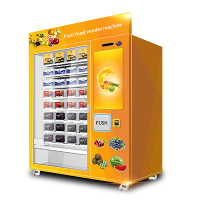 Mesin Penjual Makanan Beku Layar Sentuh 22 Inch Untuk Luar Ruangan 120W