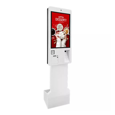 Stand Alone Self Order Ticket Kiosk Mesin Layanan Pembayaran tiket printer panel pc