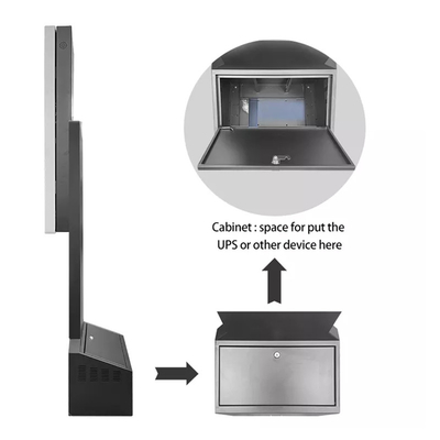 Stand Alone Self Order Ticket Kiosk Mesin Layanan Pembayaran tiket printer panel pc
