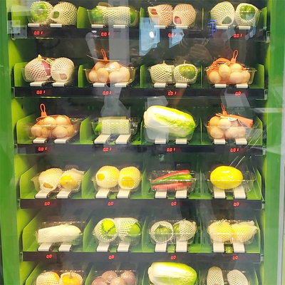 22 Inch Self Service Pembayaran Mesin Penjual Makanan Kios Buah Dengan Belt Conveyor