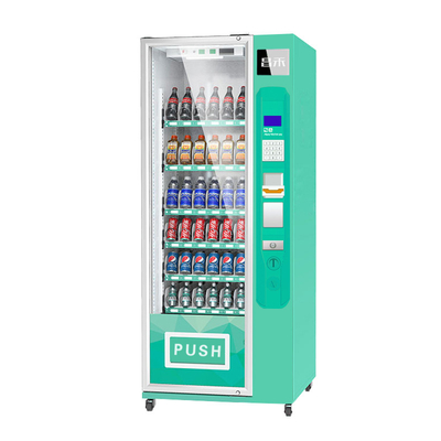 Mesin Penjual Minuman Dingin 32 Inch Kios Uang Tunai Dan Pembayaran Koin Untuk Luar Ruangan