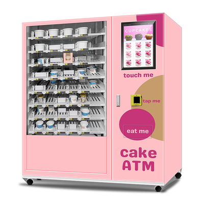 Kios Mesin Penjual Otomatis Cupcake Pembayaran Mandiri Untuk Supermarket