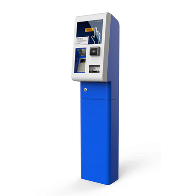 Layar Sentuh Self Service Mesin Penjual Tiket Tanpa Uang Tunai untuk Supermarket