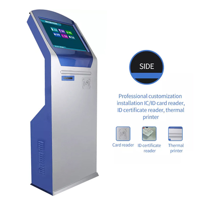 Layar Sentuh Self Ticketing Dispenser Kiosk Contactless Payment Machine