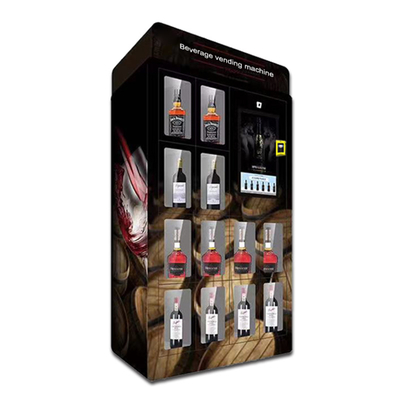 Layar Sentuh 22 Inch Mesin Penjual Minuman Otomatis Kios Dispenser Alkohol Air