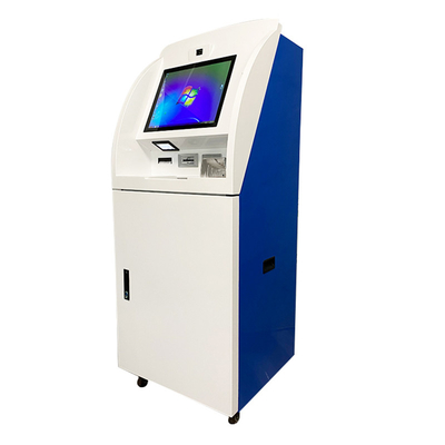 Mesin Setoran Tunai Layanan Mandiri 24 Inch Layar Sentuh Mesin Teller Bank