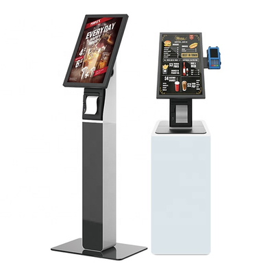 Layar Sentuh Self Service Kiosk Self Ordering Payment Machine untuk Indoor