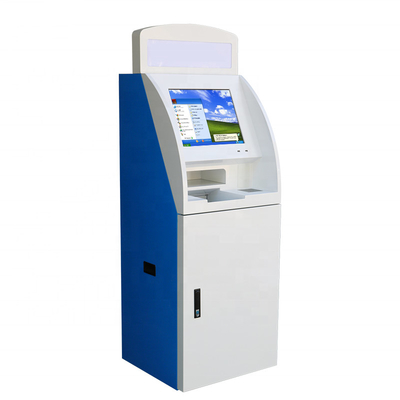 Kios Tiket LCD Layanan Mandiri, Mesin Pembayaran Layar Sentuh Otomatis