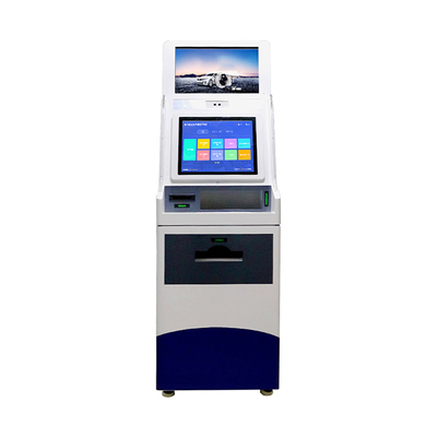Layar Sentuh Laporan Pendaftaran Layanan Mandiri Kios Mesin Tiket Otomatis