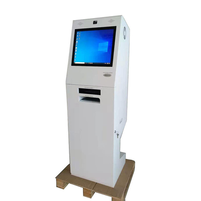Floor Standing Windows OS Cash Deposit Machine Mendukung Layar Ganda