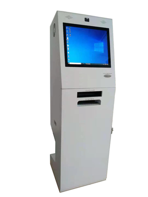 Floor Standing Windows OS Cash Deposit Machine Mendukung Layar Ganda
