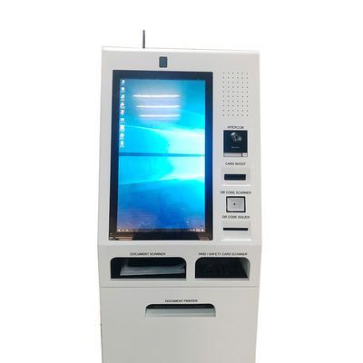 Floor Standing 19 Inch A4 Printing Self Service Kiosk Dengan Pemindai Dokumen