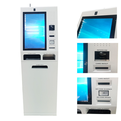 Floor Standing 19 Inch A4 Printing Self Service Kiosk Dengan Pemindai Dokumen