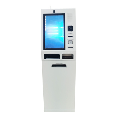 Floor Standing 19 Inch A4 Printing Self Service Kiosk Dengan Pemindai Dokumen