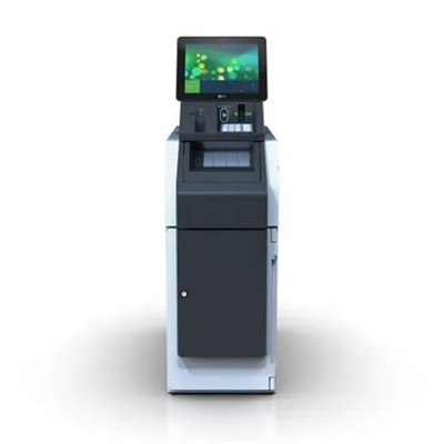 Compact Footprint Cash Deposit Machine 17 Inch Touch Screen Cash Dispenser Kiosk