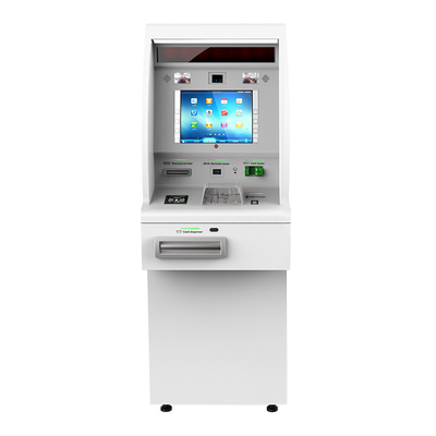 17 Inch Touch Screen Wall Mounted Mesin ATM Mesin Dispenser Uang Tunai