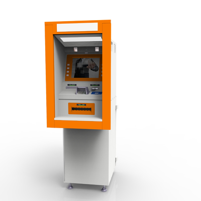 Mesin ATM Terpasang di Dinding 22 Inch Mesin Didpenser Uang Otomatis