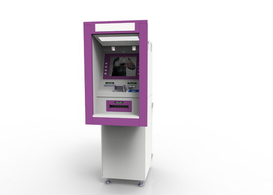 Mesin ATM Terpasang di Dinding 22 Inch Mesin Didpenser Uang Otomatis