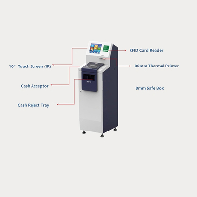 Floor Standing Cash Deposit Machine Self Service CDM 17 14 15 Inch Touch Screen