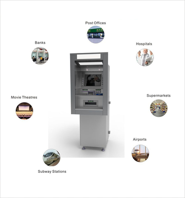 Layar 22 Inci Mesin ATM Tunai Mesin ATM Anjungan Tunai Mandiri ATM