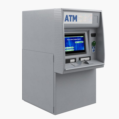 Mesin ATM ATM Warna Kustom dengan Layar Multitouch LCD 15 inci