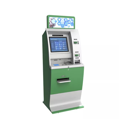 Mesin Pembayaran Tunai Kios Layanan Mandiri Layar Sentuh untuk Bank Supermarket