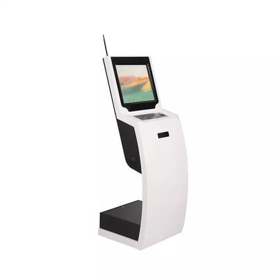 Floor Standing LCD Advertising Display IC Card Reader Self Service Kiosk untuk Indoor