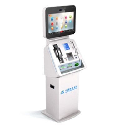 Mesin Setoran Tunai Layanan Mandiri 24 Inch Layar Sentuh Mesin Teller Bank