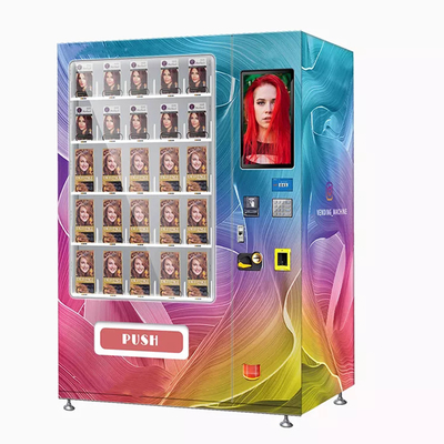 Mesin Jual Kios Lipstick Cat rambut Produk perawatan kecantikan 19 inci layar sentuh
