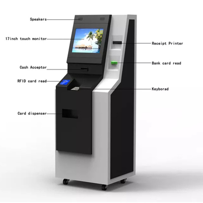 Thermal Printing Ip65 250cd/M2 Mesin Uang ATM Sinyal Magnetik
