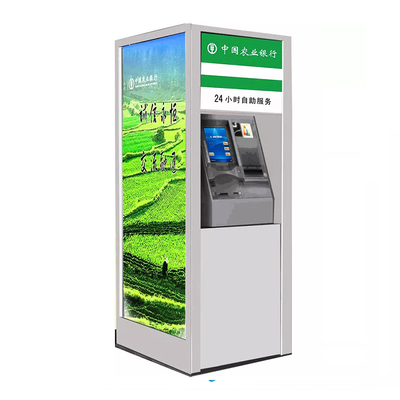 19 Inch Monitor 220V Kios Pembayaran Sendiri Mesin Atm Penukaran Mata Uang