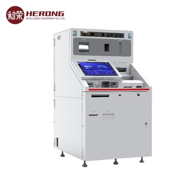 850mm Lebar Mesin Smart Teller Lobby STM 19 Inch Peralatan Keuangan