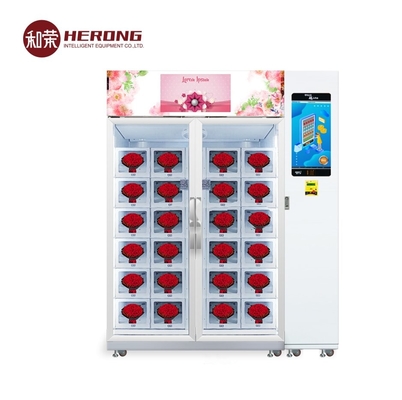 600W 220V mesin penjual otomatis lemari pendingin dengan 32 item