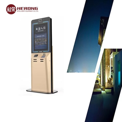 Hotel Self Service Check In Kiosk 32 Inci layar dengan kapasitas sentuh 50nits