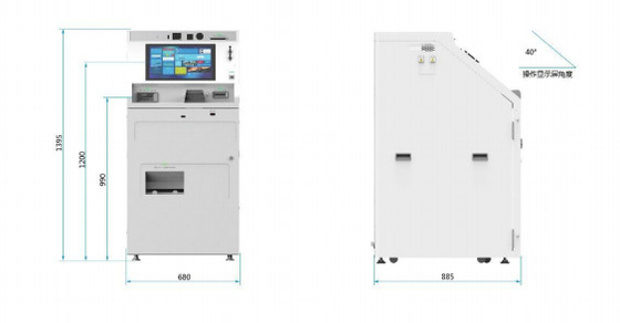 Multi Fungsi Smart Peralatan Perbankan Efisien 600DPI Random Instant Card Printing Machine