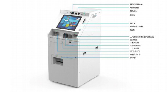 Multi Fungsi Smart Peralatan Perbankan Efisien 600DPI Random Instant Card Printing Machine