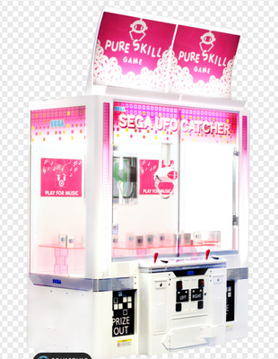 Crane rigged Claw Machines Fun UFO Catcher Machines yang dipasang di Departemen Retail atau Grosir