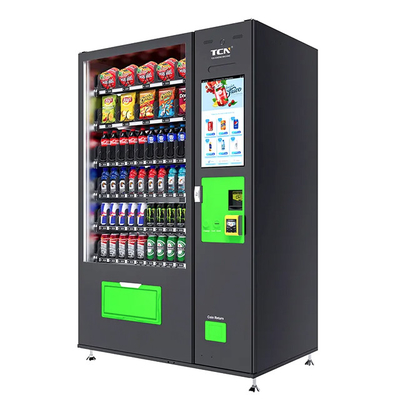 Mesin Jual Minuman ringan Conveyor Otomatis Khusus Disesuaikan 22 Inch Screen