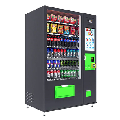 Mesin Jual Minuman ringan Conveyor Otomatis Khusus Disesuaikan 22 Inch Screen