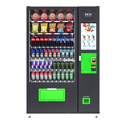 Mesin Jual Minuman ringan Conveyor Otomatis Khusus Disesuaikan 22 Inch Screen