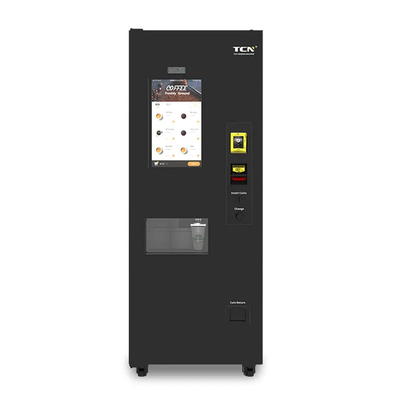Mesin Jual Kopi Teh Panas Atau Es Di Luar Dengan 20 Inci Smart Screen