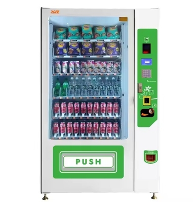 Mesin Penjual Diri untuk Makanan 24 Jam Online Kios Conveyor yang Dioperasikan Listrik