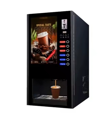 Mesin Jual Kopi Panas atau Es Teh Susu Dengan Drop Automatic Cup