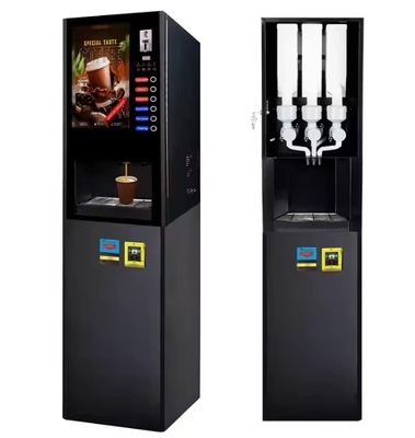 Mesin Jual Kopi Panas atau Es Teh Susu Dengan Drop Automatic Cup