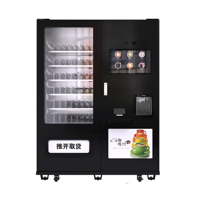 Self Service Mesin Jual Kopi Teh Panas Dingin Dengan Layar 17 Inci